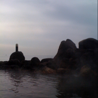 伊勢湾と温泉