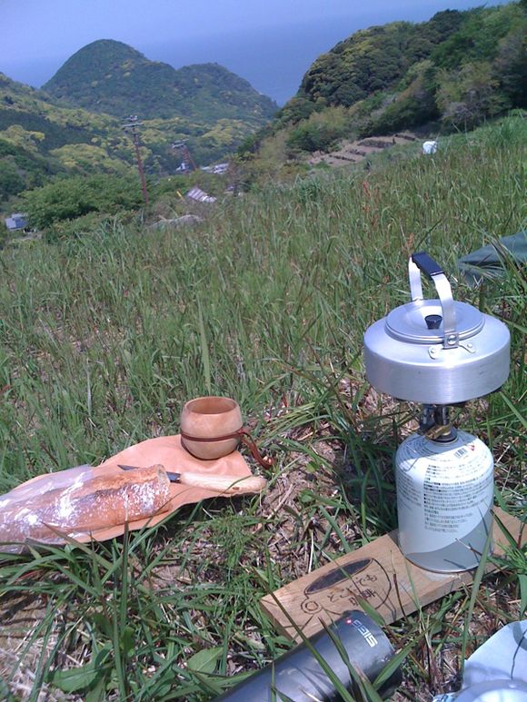 棚田でどこにでも珈琲