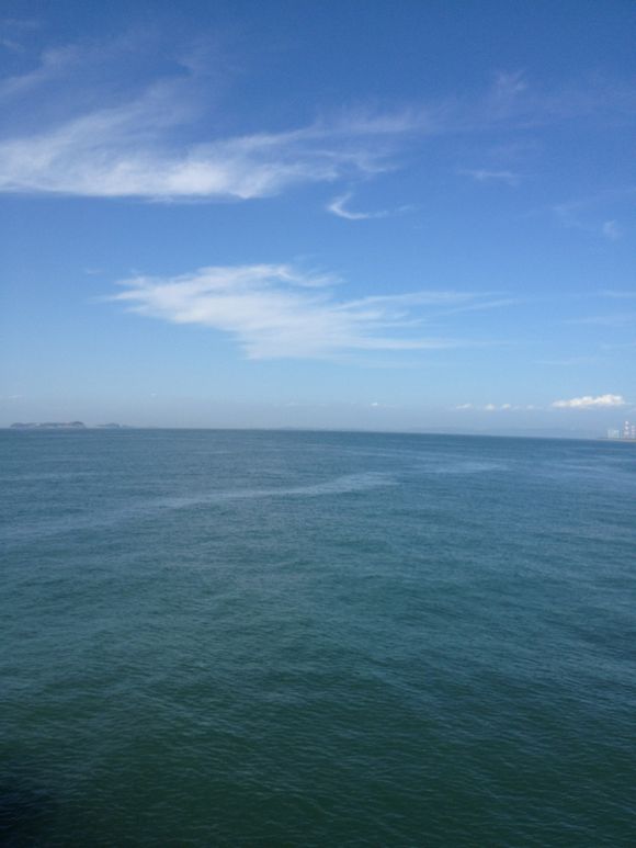 海は穏やかです